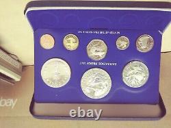 1976 Barbados Proof Set 8 Coin Set (#F-47)