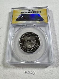 1982 Barbados 1 Dollar Proof Graded PR 70 DCAM by ANACS Low Mintage