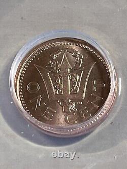 1995 Barbados 1 Cent Graded MS69RED by ANACS