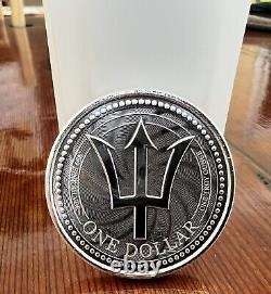 2019 BARBADOS TRIDENT? 1 oz. 999 Silver Coin Proof-like BU FULL ROLL OF 20