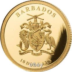 2020 Barbados 2 Coin Green Titanium and 1 G Proof Gold Panda Set -999 Mintage