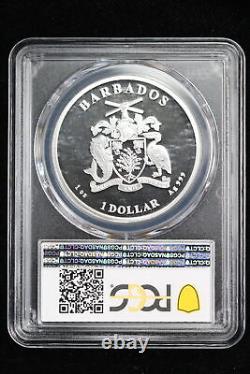 2020 Pelicans Barbados $1 PCGS MS70 First Strike 3133