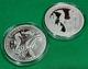 2021, 2022 Barbados $2, Caribbean Silver Seahorses, 1ozt X 2 = 2 OZT. 999 Silver