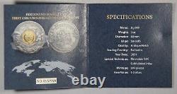 2021 Barbados $5 Dollar Circumnavigation World 500 Years Magellan 3 Oz Silver