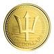 2022 1 oz Barbados Trident. 9999 Gold Coin BU #A442