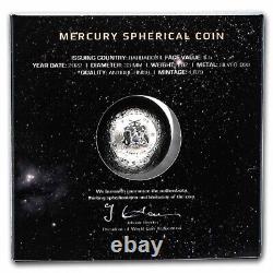 2022 Barbados 1 oz Silver Mercury Sphere Coin SKU#245545