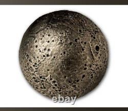 2022 Barbados $5 1oz Pure Silver Mercury Spherical Planet Antiqued Coin