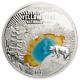 2022 Barbados $5 Yellowstone National Park 150g Silver 750 Mintage