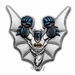 2022 Barbados 5 oz Silver Batman Shaped Coin 750 made withBOX & COA