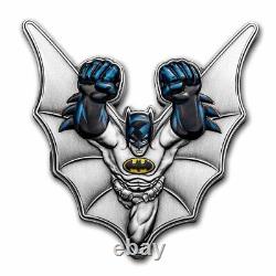 2022 Barbados 5 oz Silver Batman Shaped Coin SKU#245549