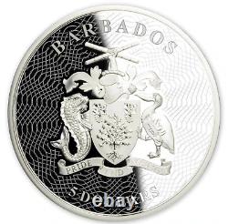 2022 Barbados Colours of Nature Yellowstone 150 Gram Silver Coin