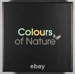 2022 Barbados Colours of Nature Yellowstone NP 150 g Gram Silver $5 Coin