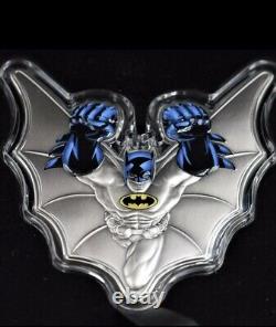 2022 Barbados DC Comics Batman 5oz. 999 Silver Coin Colorized