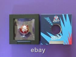 2022 Barbados Spherical Silver T20 Cricket Coin $5 World Cup 1 Ounce