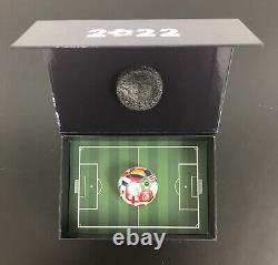 2022 Soccer Ball Spherical Coin 30g. 999 Silver Special Collectible Coin