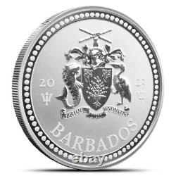 2023 1 oz Barbados Silver Trident Coin (BU Lot of 20)