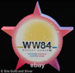 2023 $5 Barbados 5 oz Silver Prooflike Wonder Woman Box & COA