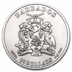 2023 Barbados 250 gram Silver Boston Tea Party 4-Layer Coin