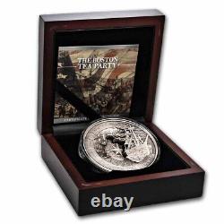 2023 Barbados 250 gram Silver Boston Tea Party 4-Layer Coin