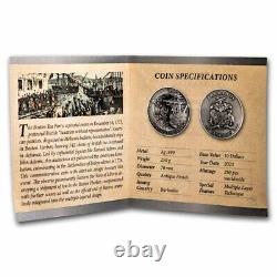 2023 Barbados 250 gram Silver Boston Tea Party 4-Layer Coin