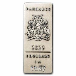 2023 Barbados 4 oz Silver American Eagle 4-Coin Antique Set SKU#280207