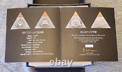 2023 Barbados $5 5oz Silver Eye of Providence Pyramid withGold Gilding & OGP/COA