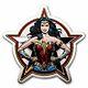 2023 Barbados 5 oz Silver Wonder Woman Special Shape Coin