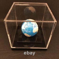 2023 Barbados Blue Marble Spherical Glow In The Dark 3oz. Silver coin