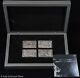 2023 Barbados Boston Tea Party 250th Ann 4x 1 oz Antiqued Silver Coin Set in OGP