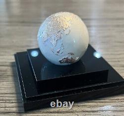 2023 Barbados Bright Marble 3oz Silver Spherical Coin