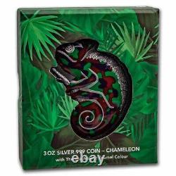 2023 Barbados Silver Shift of Colors The Chameleon Shape Coin SKU#268190