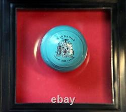 2023 Barbados Uranus Spherical Colorized Coin 1 oz. Silver, Box/COA, Free Ship