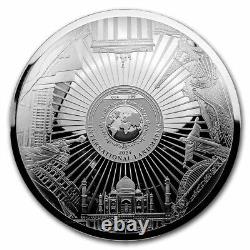 2024 Barbados 1 kilo Silver Landmarks of the World (with Box & COA)