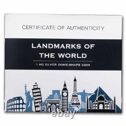 2024 Barbados 1 kilo Silver Landmarks of the World (with Box & COA)