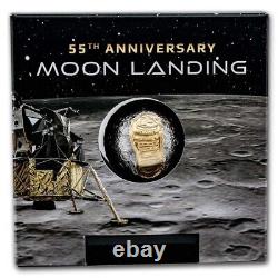 2024 Barbados 1 oz Silver 55th Anniversary Moon Landing