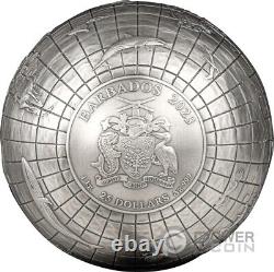 ANIMALS OF THE WORLD 3D 1 Kg Kilo Silver Coin 25$ Barbados 2023