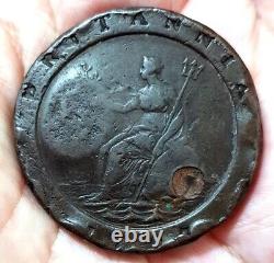 BARBADOS I. B. COUNTERSTAMPS on CARTWHEEL 2 PENCE 1797 RARE s1