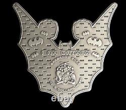 BATMAN 5 Oz Shaped. 999 Silver Coin 5$ Barbados 2022