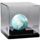 BLUE FROZEN MARBLE Planet Earth Sphere 3 oz Silver Coin 2023 Barbados