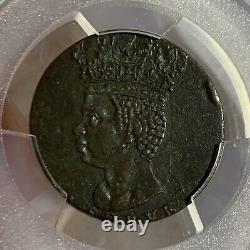 Barbadoes 1/2 Penny Coin 1792, PCGS AU