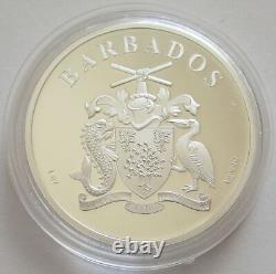 Barbados 1 Dollar 2021 Flamingo Fabulous 15 Privy 1 Oz Silver