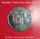 Barbados 1978 25 Dollars, Gem Specimen in Mint Card, Mintage 69, Rare Coin