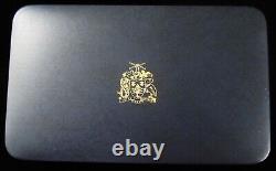 Barbados 1980 Uncirculated 8 Coin Proof Set in Original Box, CoA