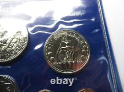 Barbados Cent 1979FM (U) BU Set 8 Coins Very low mintage of 523