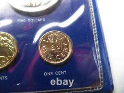 Barbados Cent 1979FM (U) BU Set 8 Coins Very low mintage of 523