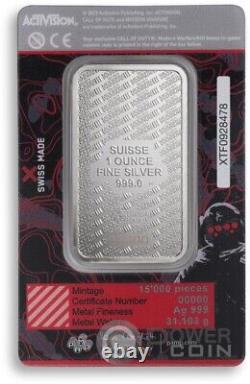 CALL OF DUTY Modern Warfare Wearable 1 Oz Silver Bar 2024