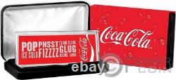 COCA COLA 4 Oz Bar Silver USA 2023