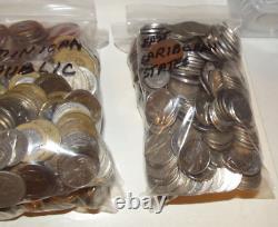 Caribbean Islands & Countries 25.5 POUNDS! 1,500+ coins. Read list