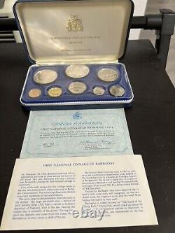 Coins First National Coinage Of Barbados 1973