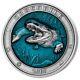 Crocodile Underwater World 2019 Barbados Silver 3 Oz. $5 Coin